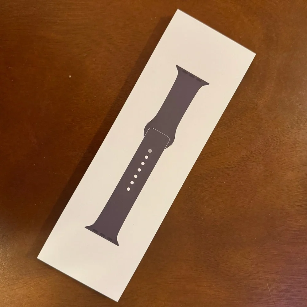 NIB Stone Gray Apple Watch Sport Band-42mm S/M